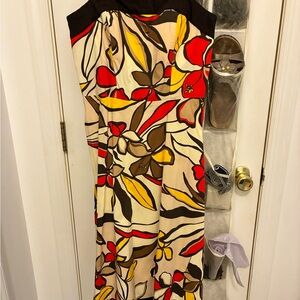 Floral Multicolor Women's Dress